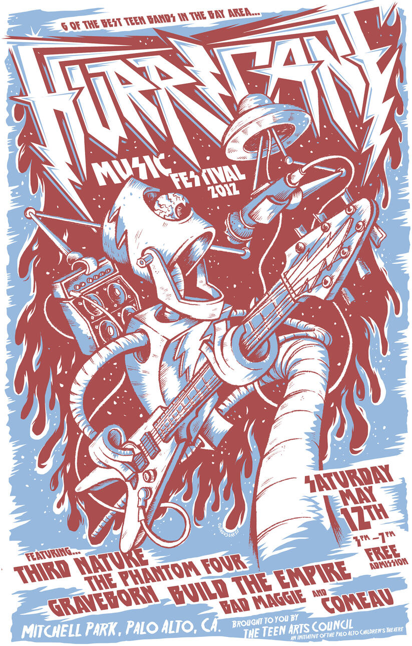 #outhousearts, #gigposter