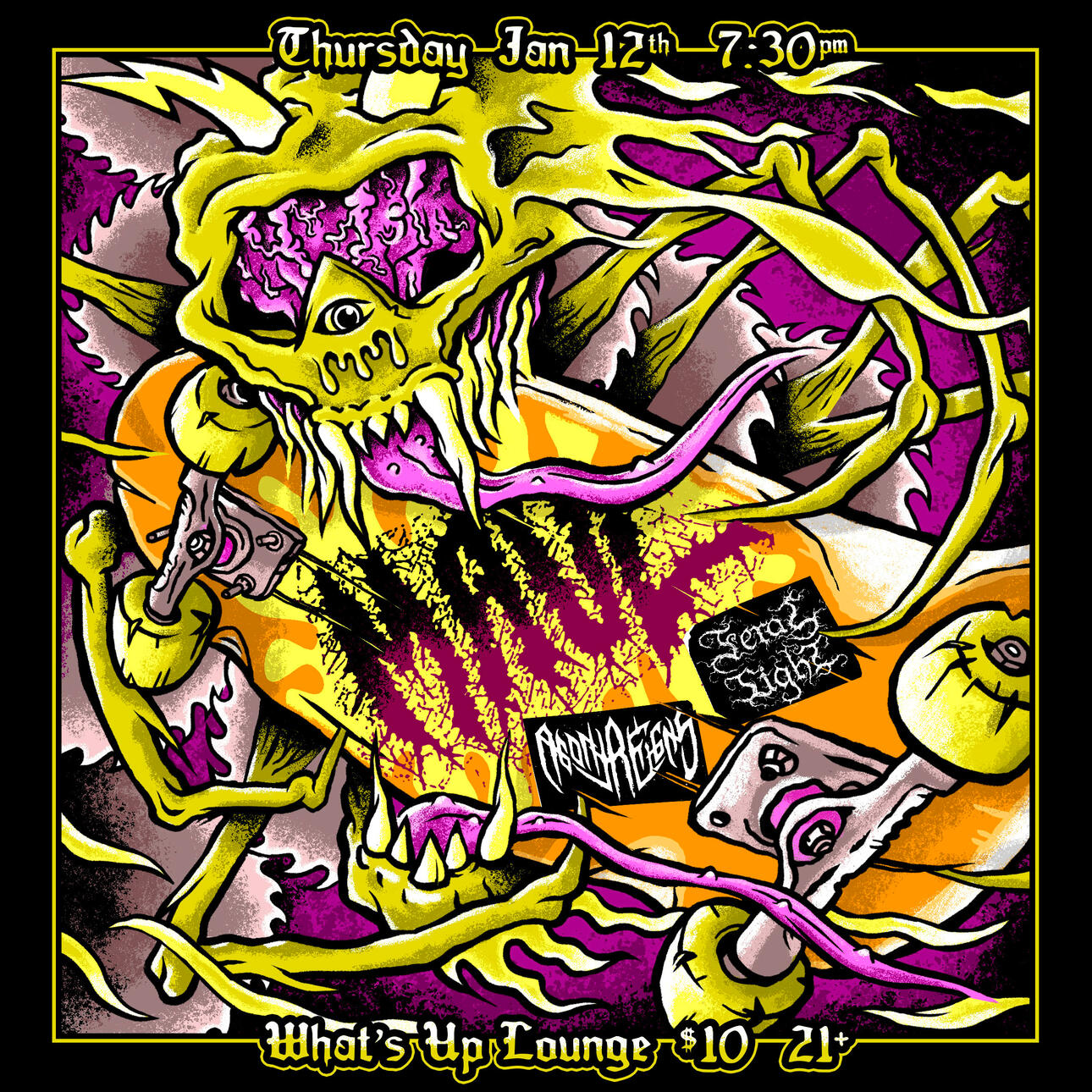 #outhousearts, #gigposter