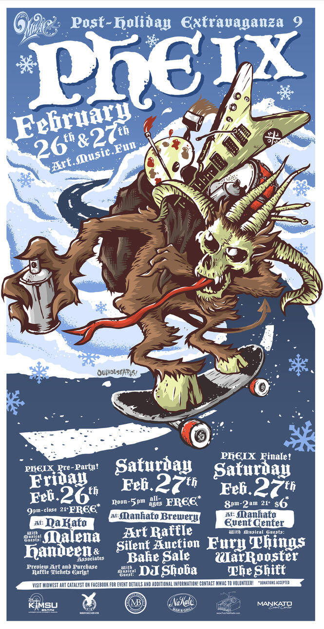 #outhousearts, #gigposter