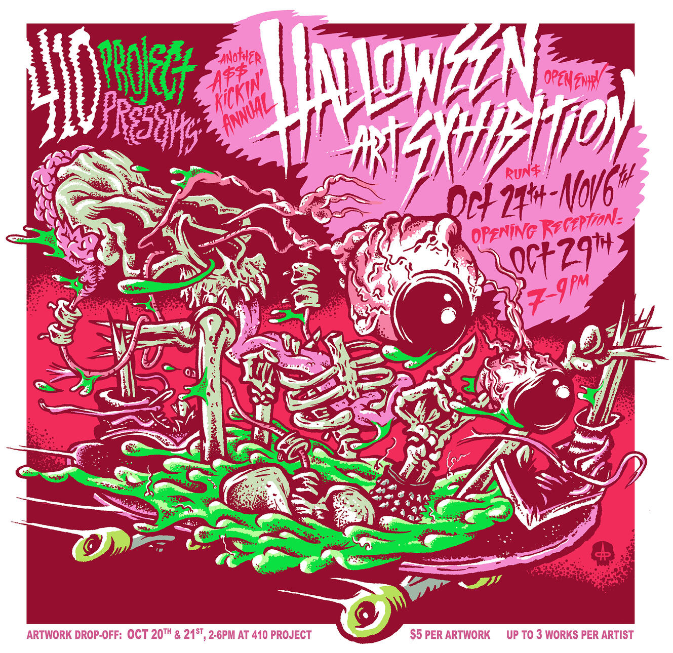 #outhousearts, #gigposter