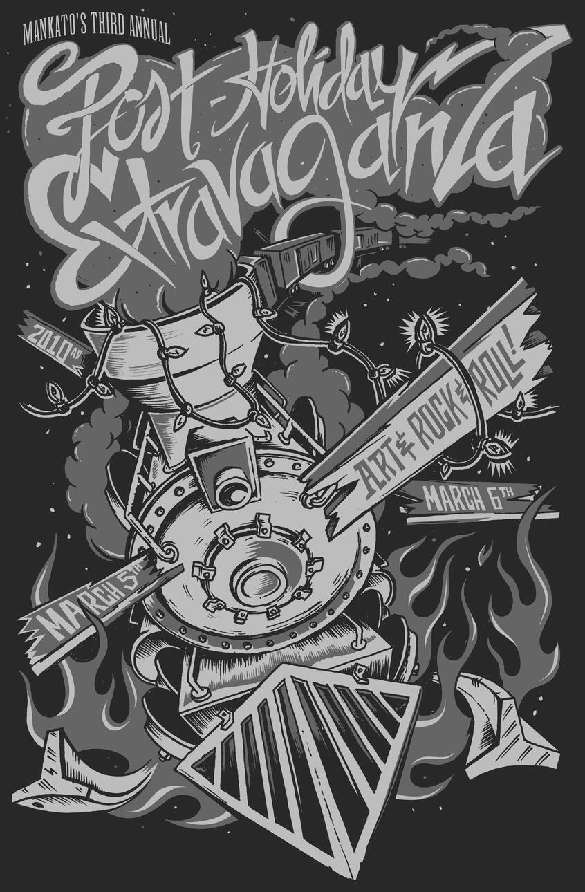 #outhousearts, #gigposter